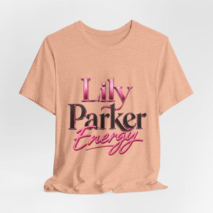 Beige t-shirt with &