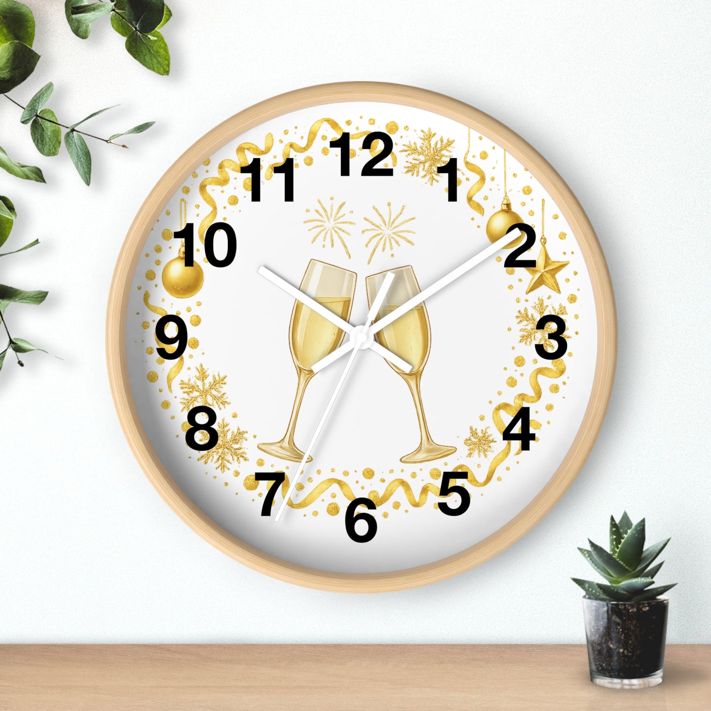 Festive Wall Clock – Celebrate in Style, Shop Now