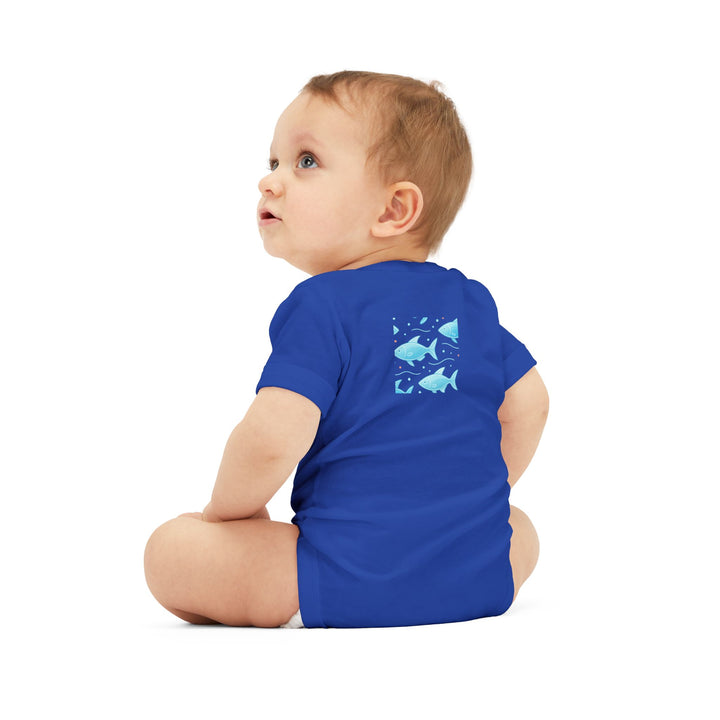Baby Bodysuit – Ocean Style, Soft Airlume Cotton