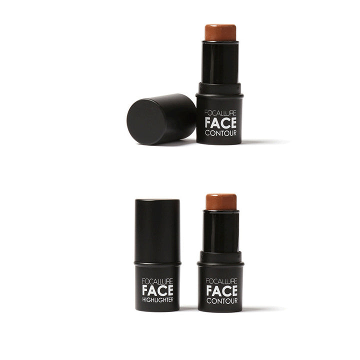 Focallure face contour stick with open cap on a white background