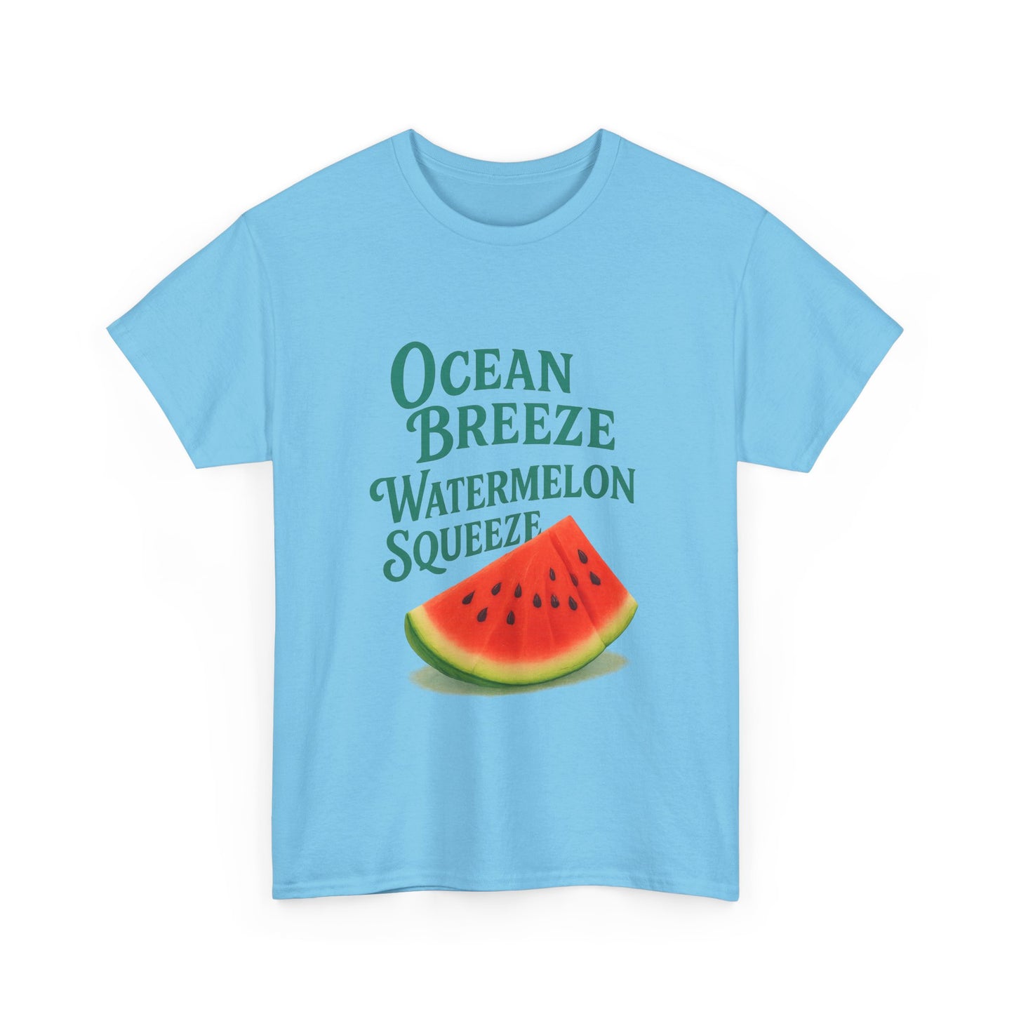 Watermelon Summer Tee – Unisex Cotton Beach Shirt