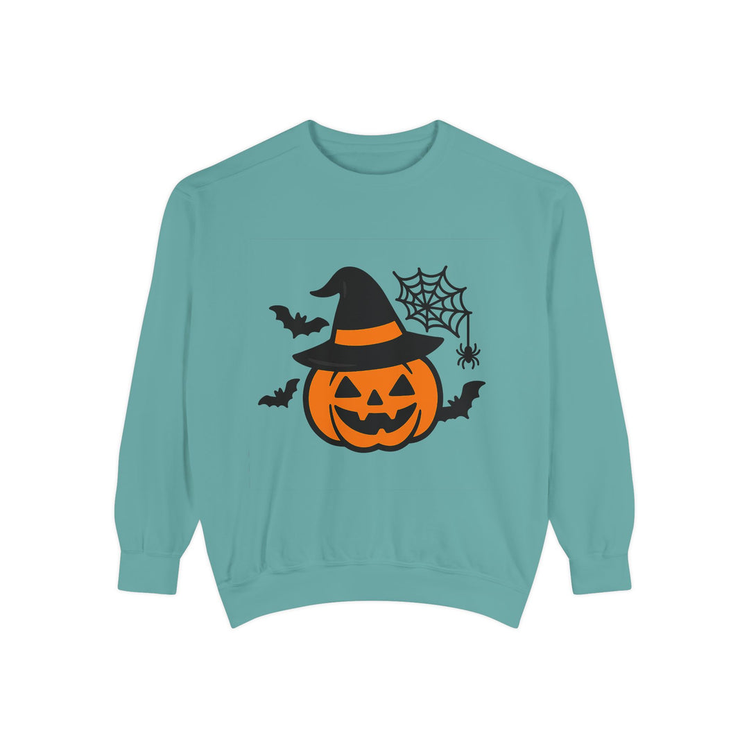 Cozy Halloween Pumpkin Sweatshirt – Unisex Fall Style