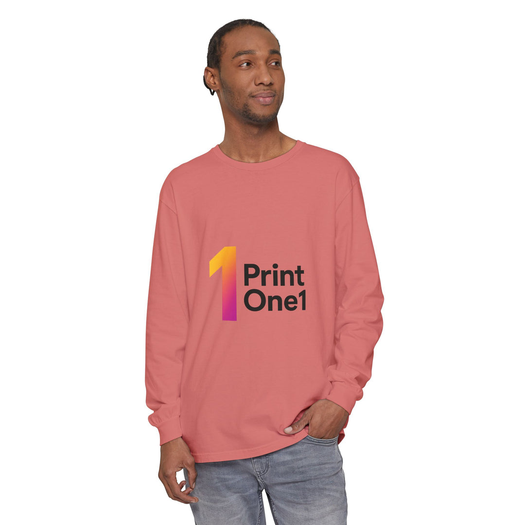 Colorful Unisex Long Sleeve Cotton Tee – Everyday Wear