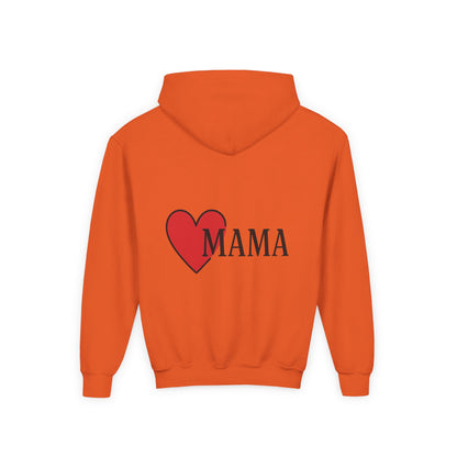 Heartfelt Mama Youth Hoodie – Cozy Gift for Kids