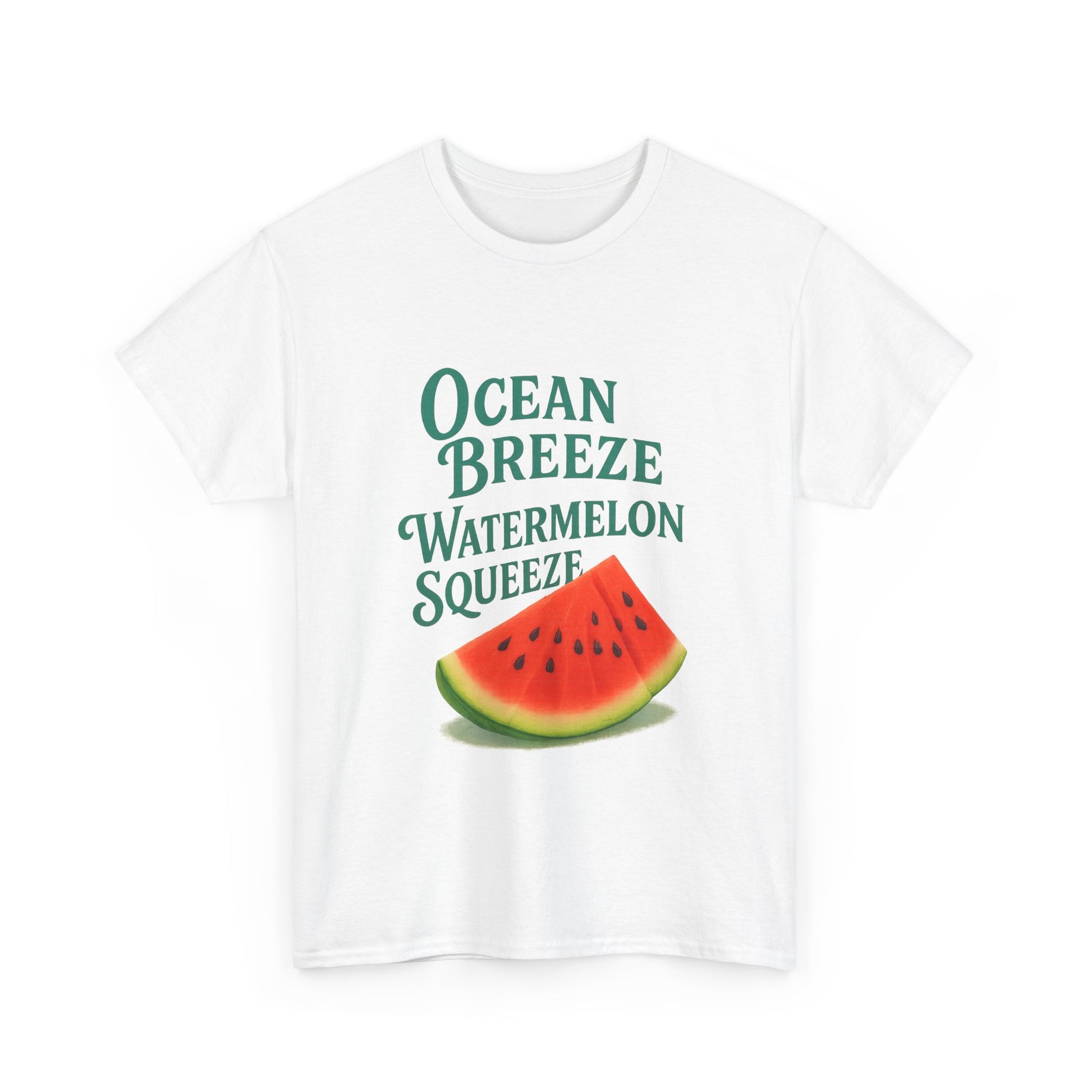 Watermelon Summer Tee – Unisex Cotton Beach Shirt
