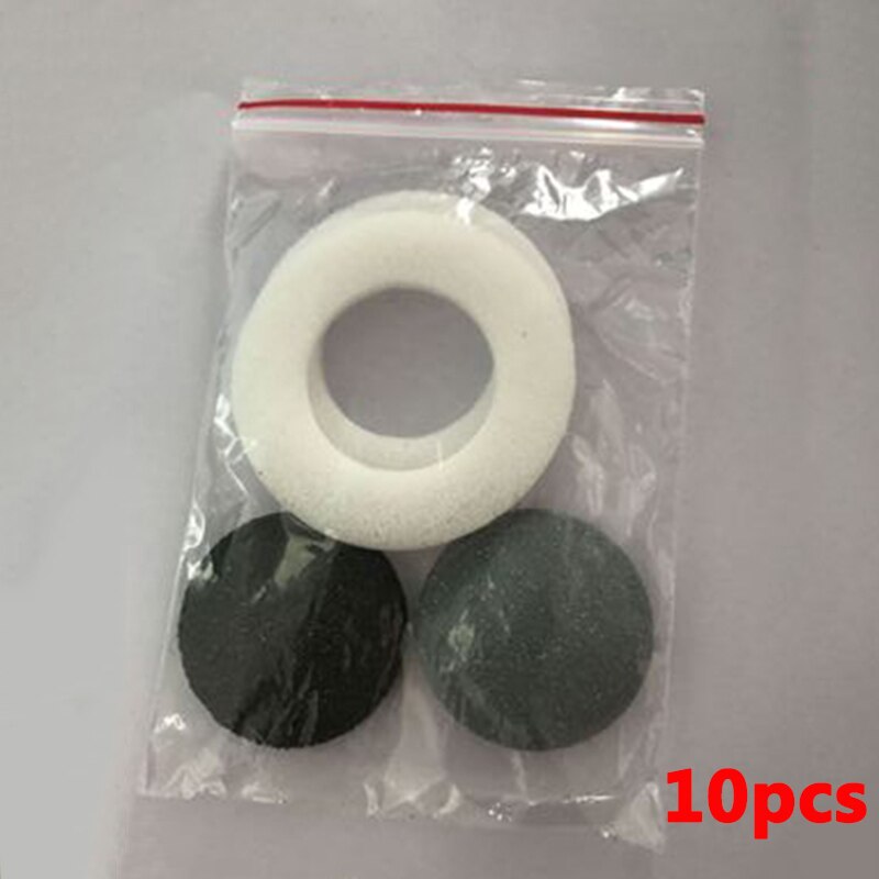 Packaged set of three circular foam pads with a white ring and two black pads, labeled &