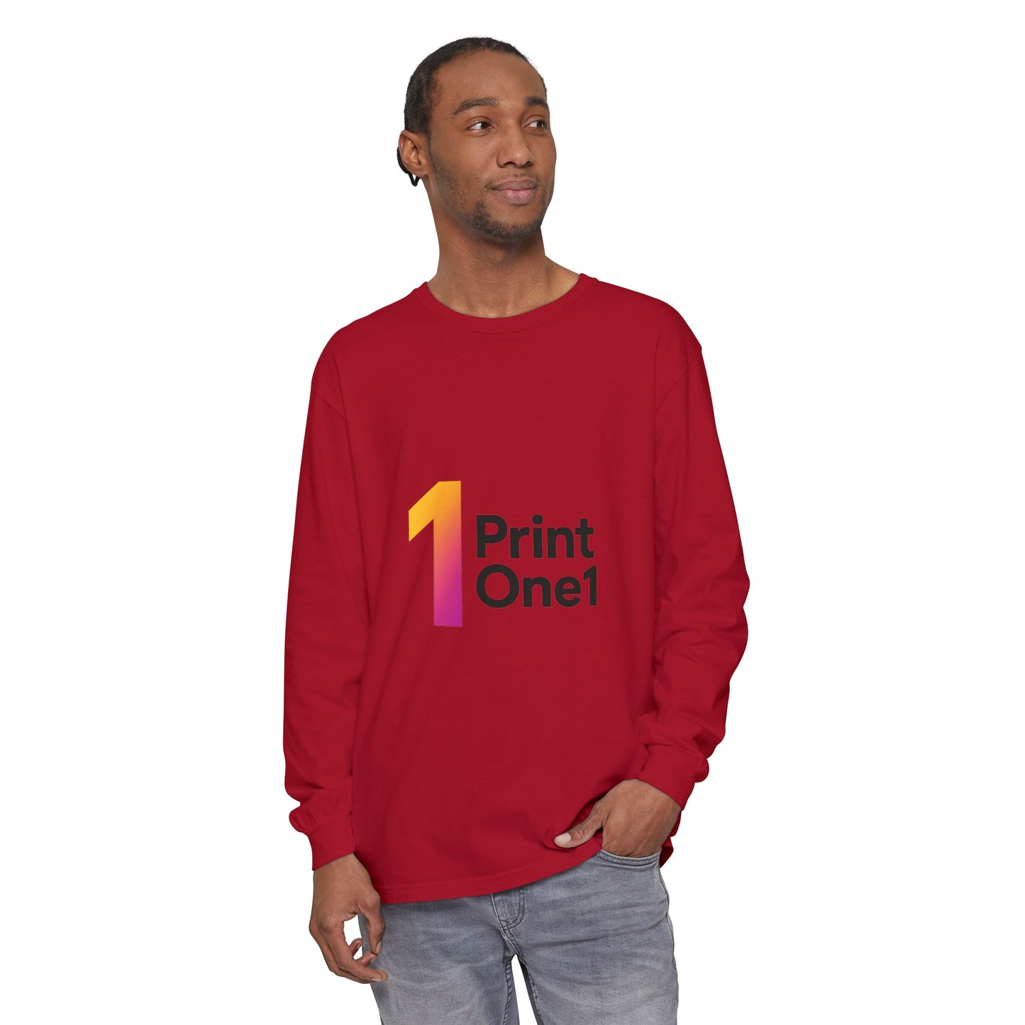 Colorful Unisex Long Sleeve Cotton Tee – Everyday Wear