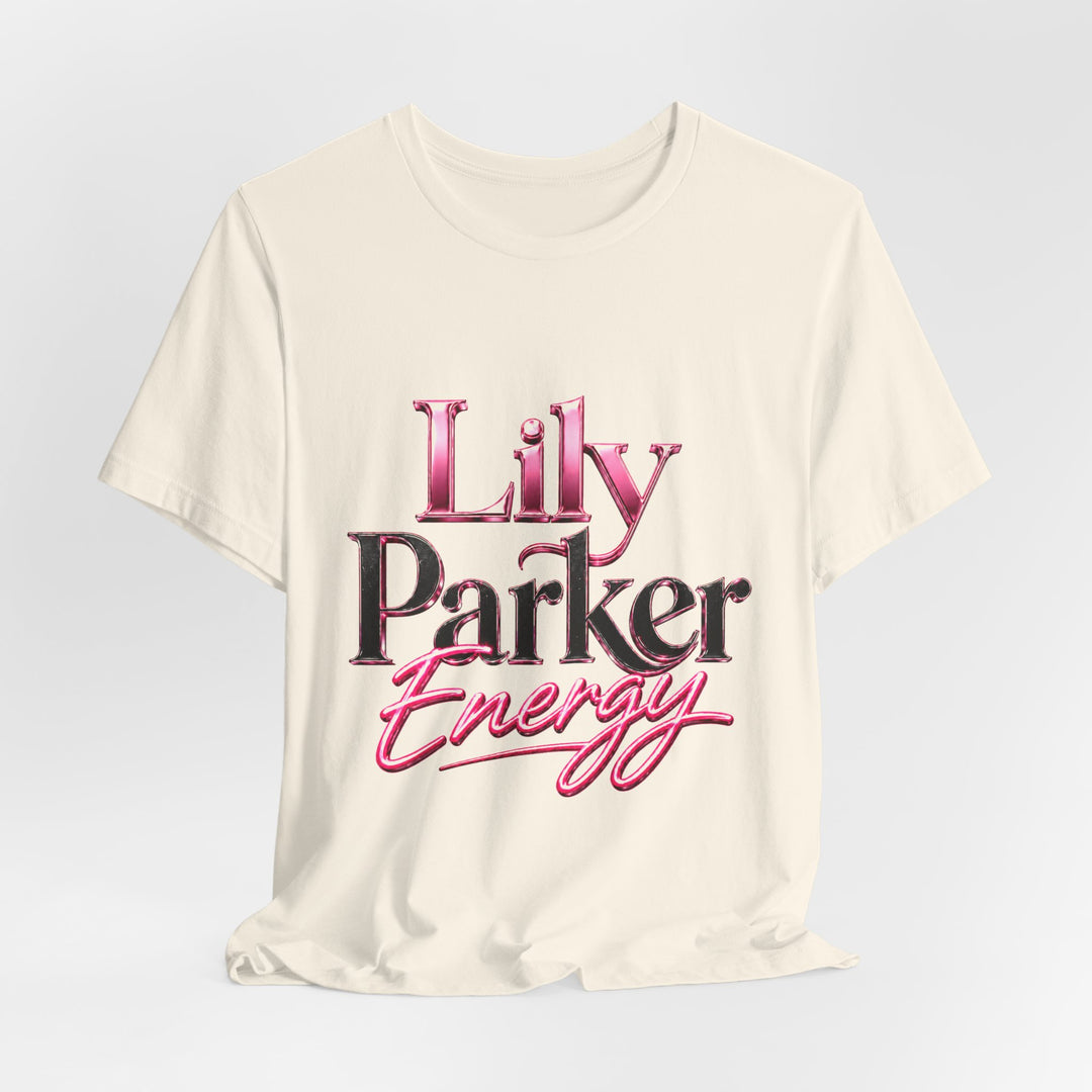 White t-shirt with &