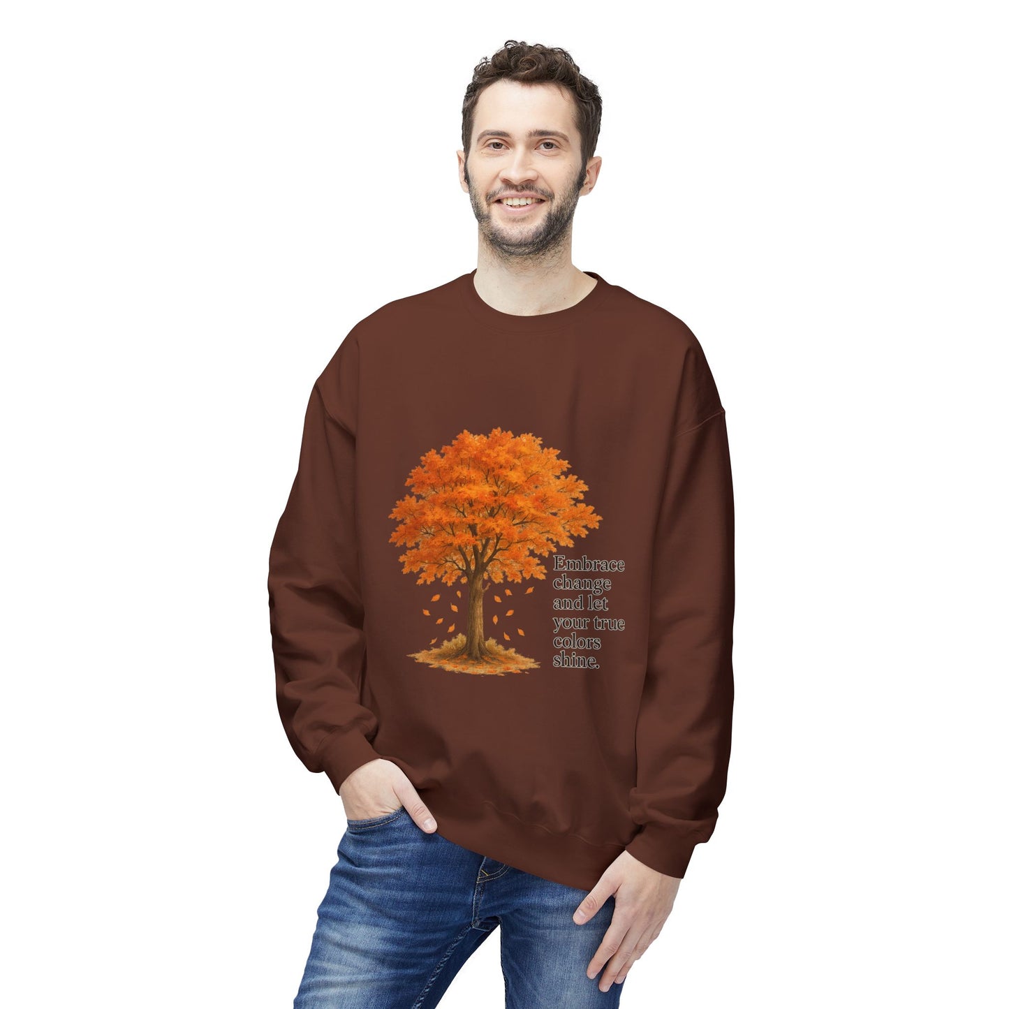 Autumn Tree Sweatshirt – Embrace Change, Stay Cozy