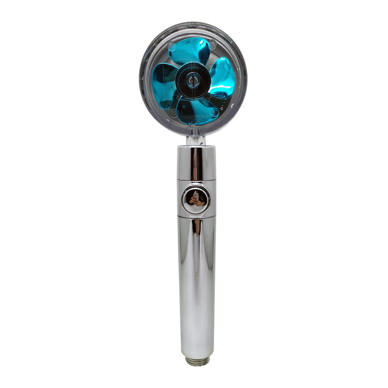 Propeller Driven Shower Head – Turbo Pressure, Save