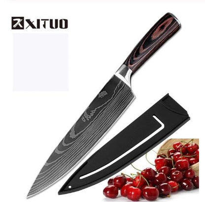 7-Inch Chef Knife – Razor-Sharp 7Cr17 Steel