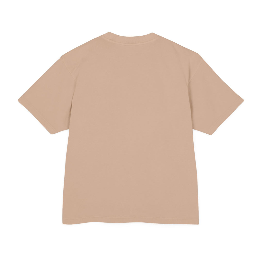 Beige t-shirt on a white background
