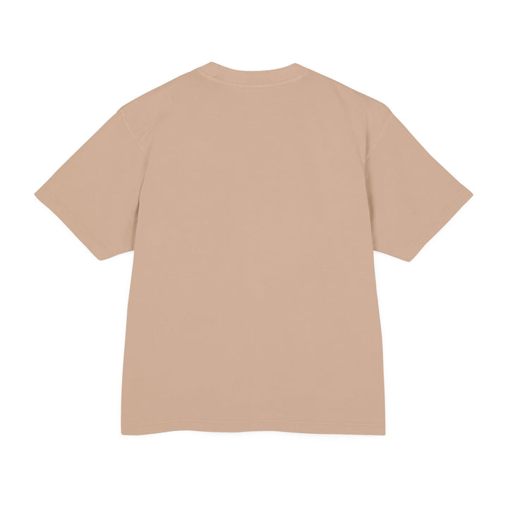 Beige t-shirt on a white background