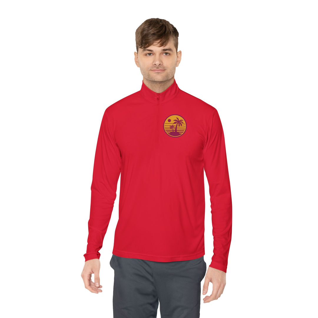 Unisex Quarter-Zip Pullover – Beach-Ready Comfort