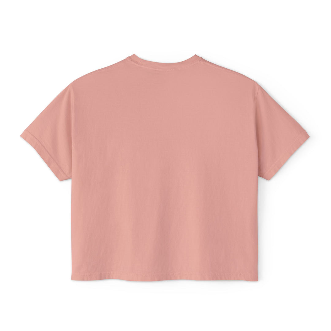 Butterfly Floral Women’s Boxy Tee – Vintage Style