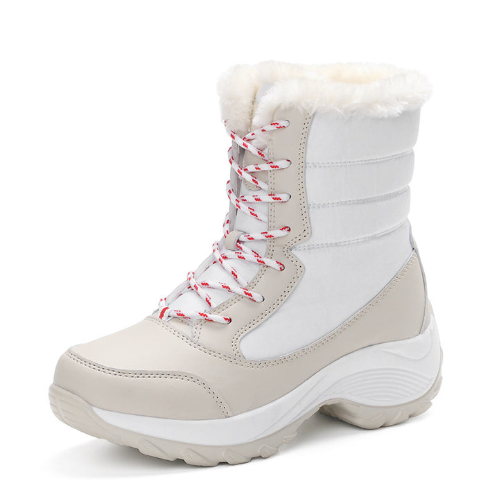 Women Snow Boots Warm Waterproof Wedge Winter Style Pro