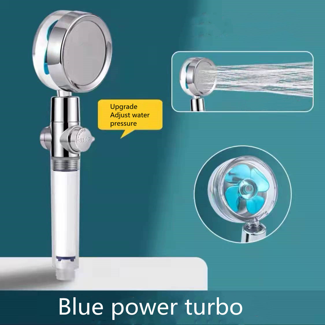 Water Saving Shower Head - Turbo Fan High Pressure Kits