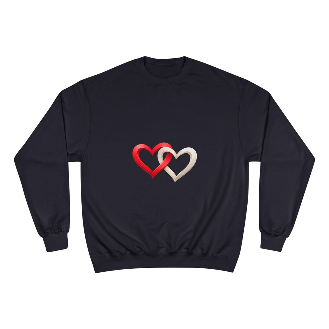 Heart Duo Sweatshirt cozy winter styling indoor lifestyle