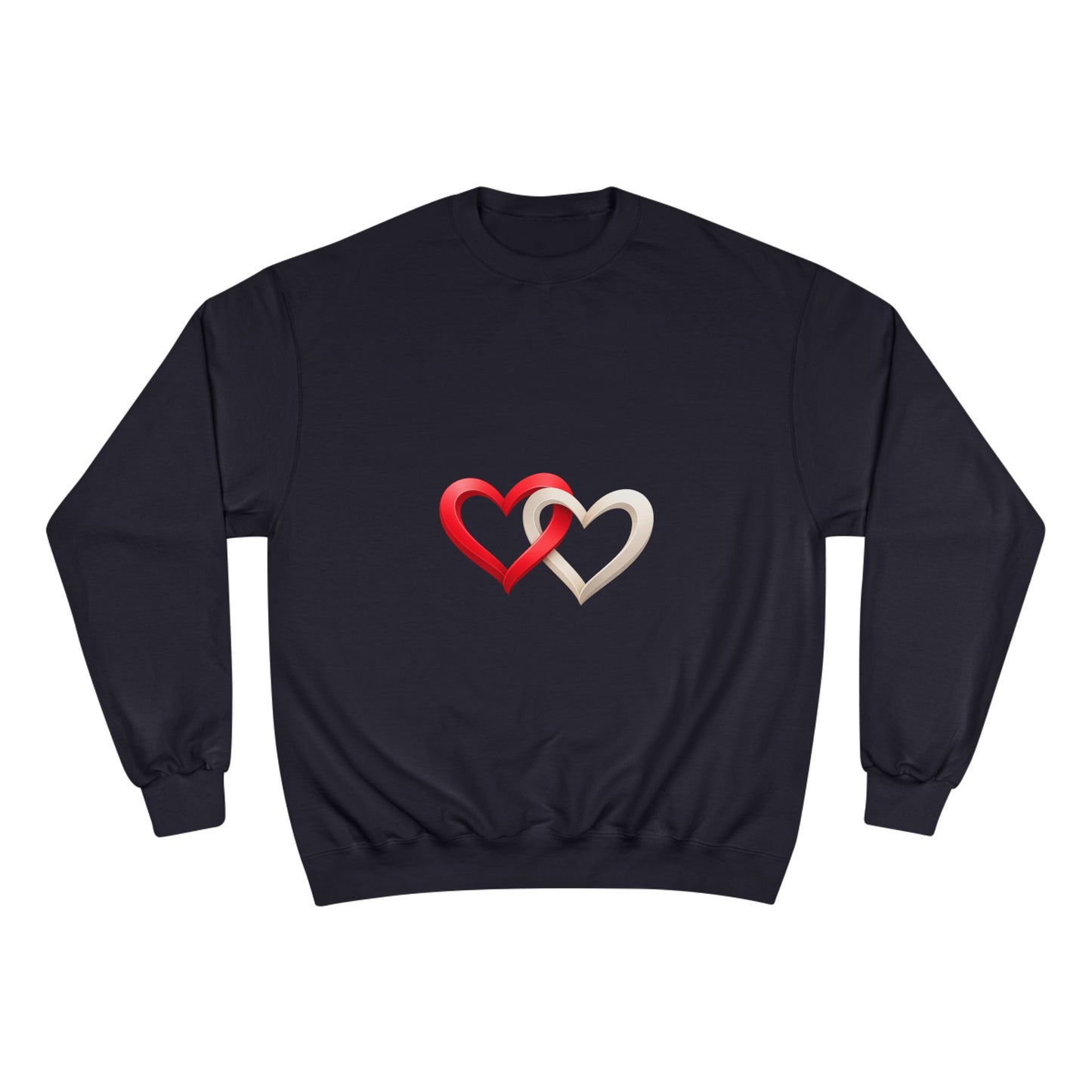 Heart Duo Sweatshirt cozy winter styling indoor lifestyle