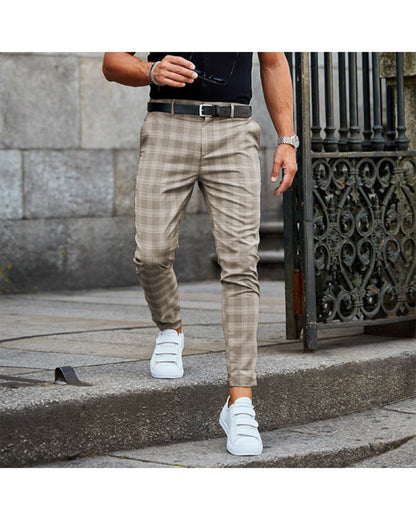 Men's Plaid Pants - Lightweight Loose Fit Workwear Now.