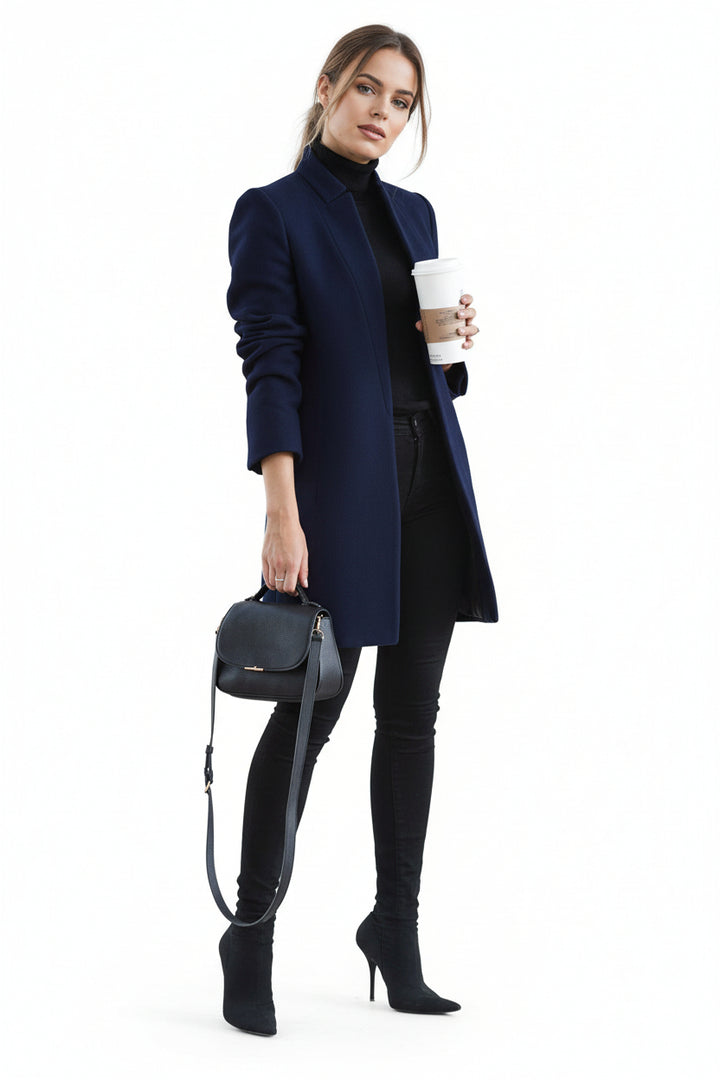 european style wool blazer coat women urban street fashion