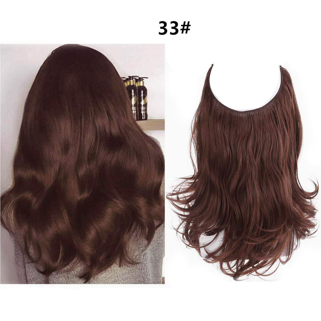 Long Curly Fish Line Wig – Heat-Resistant Fiber