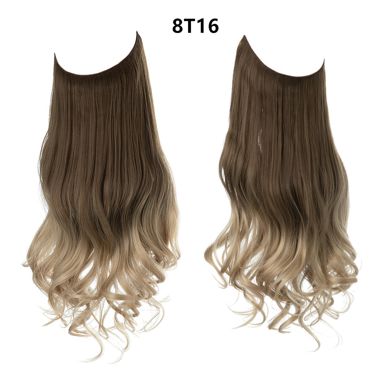 Long Curly Fish Line Wig – Heat-Resistant Fiber