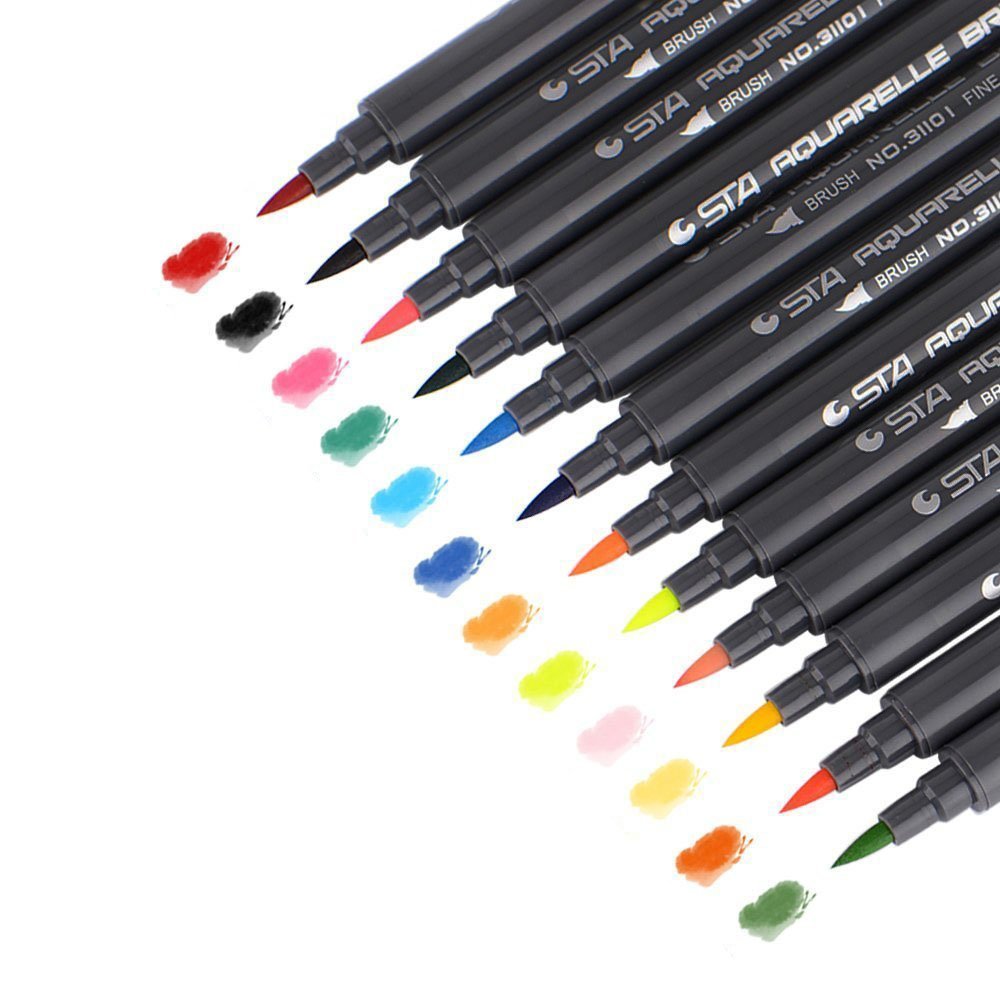 Water Based Brush Markers – Smooth Precision Control