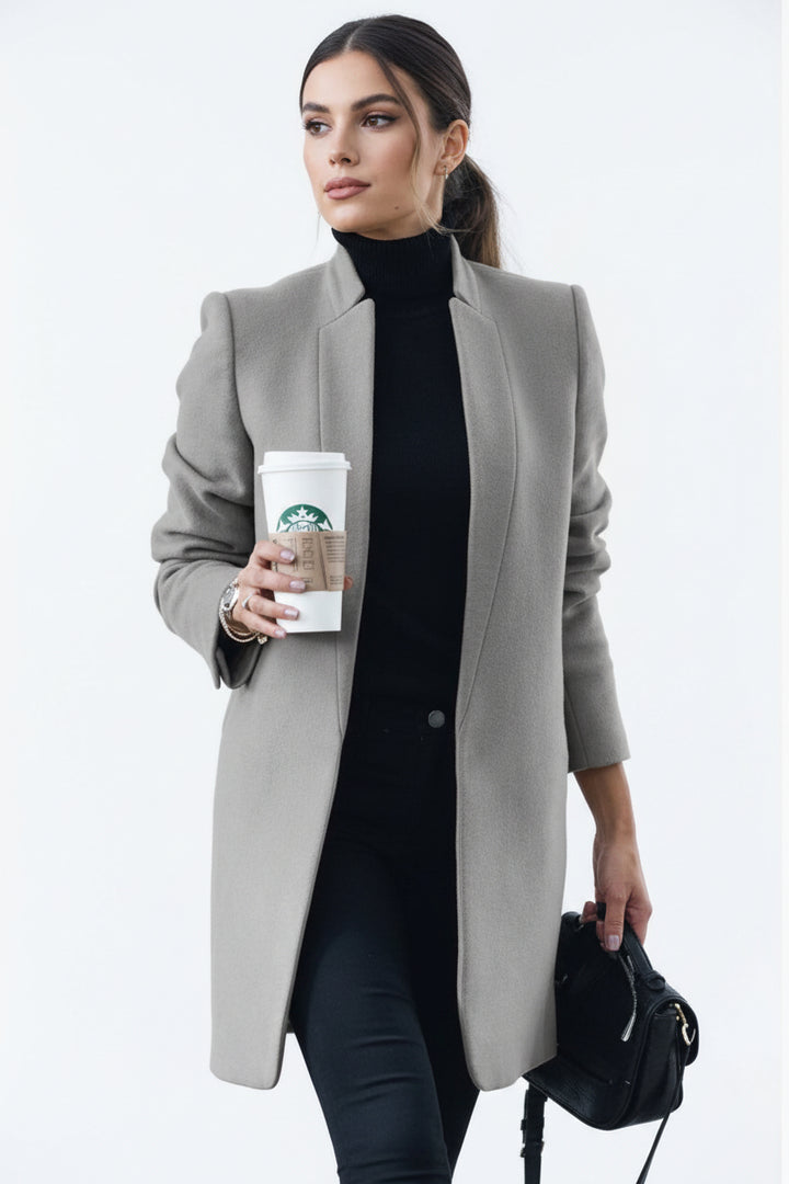 women long blazer coat autumn fashion styling