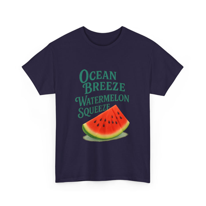 Watermelon Summer Tee – Unisex Cotton Beach Shirt