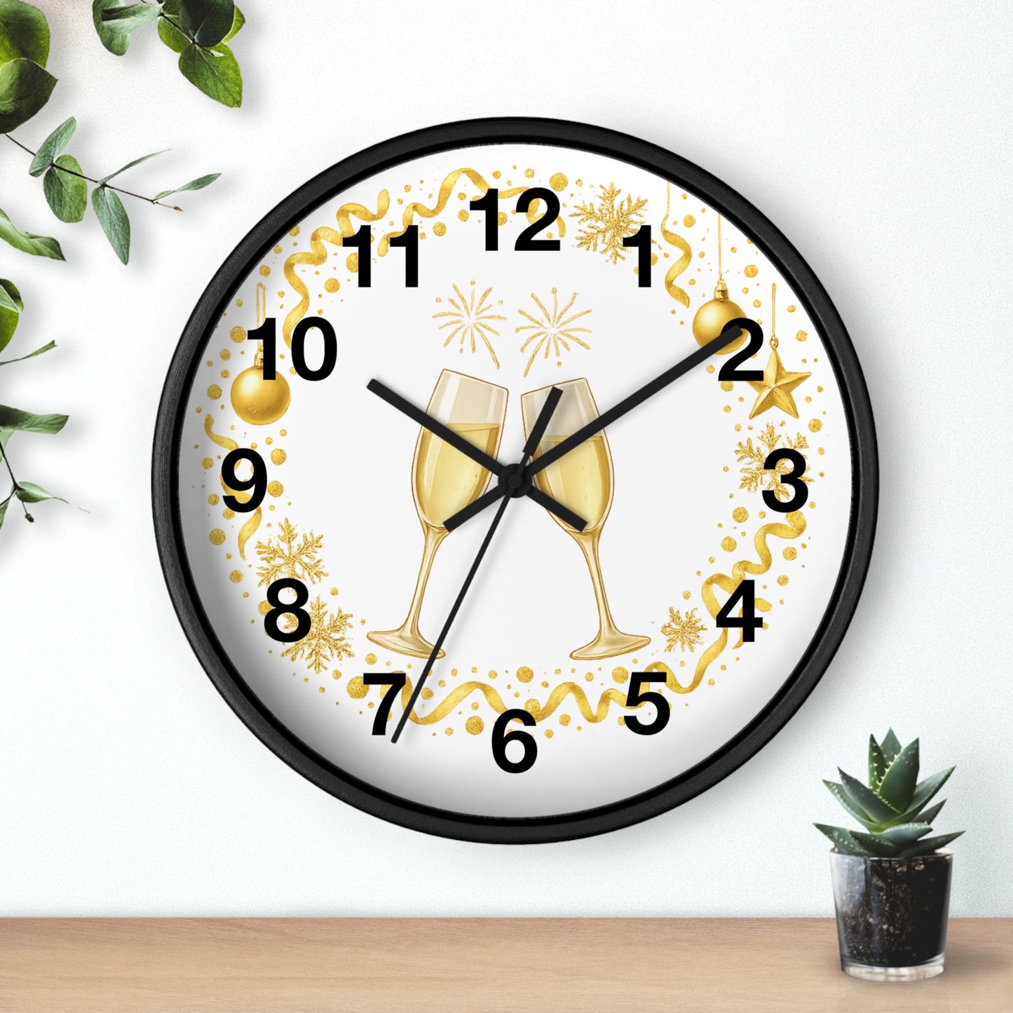 Festive Wall Clock – Celebrate in Style, Shop Now