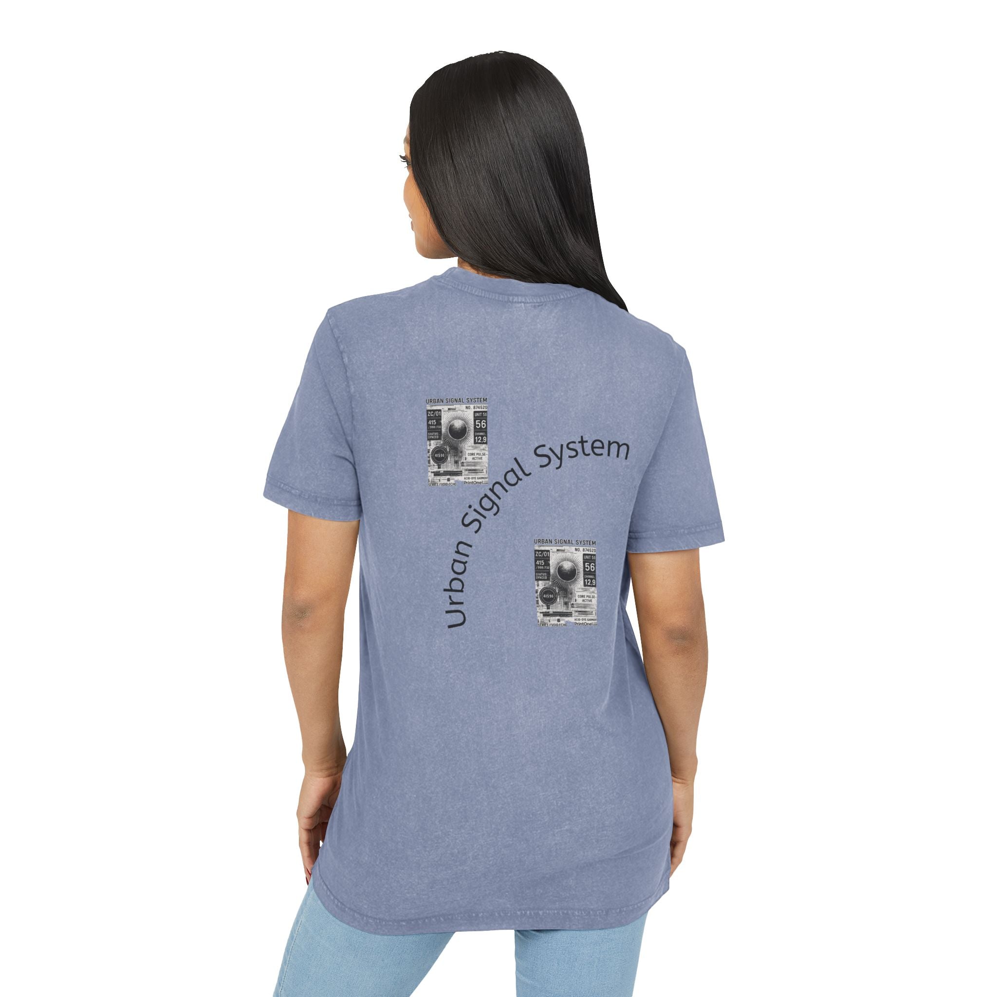 Acid Washed Tee – Retro Graphic Women’s Streetwear