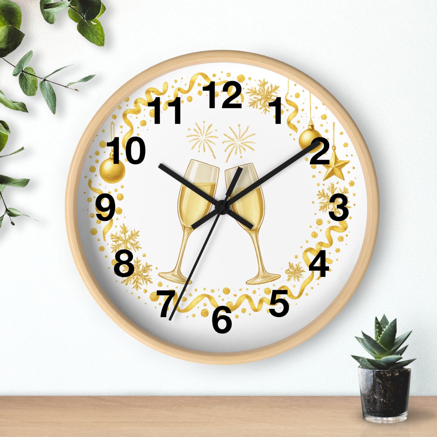 Festive Wall Clock – Celebrate in Style, Shop Now