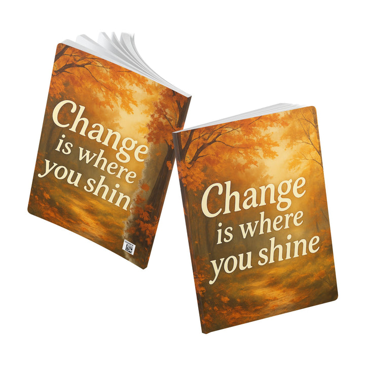 Softcover journal shown from the front, designed for daily notes, study planning, personal reflection and idea organization.