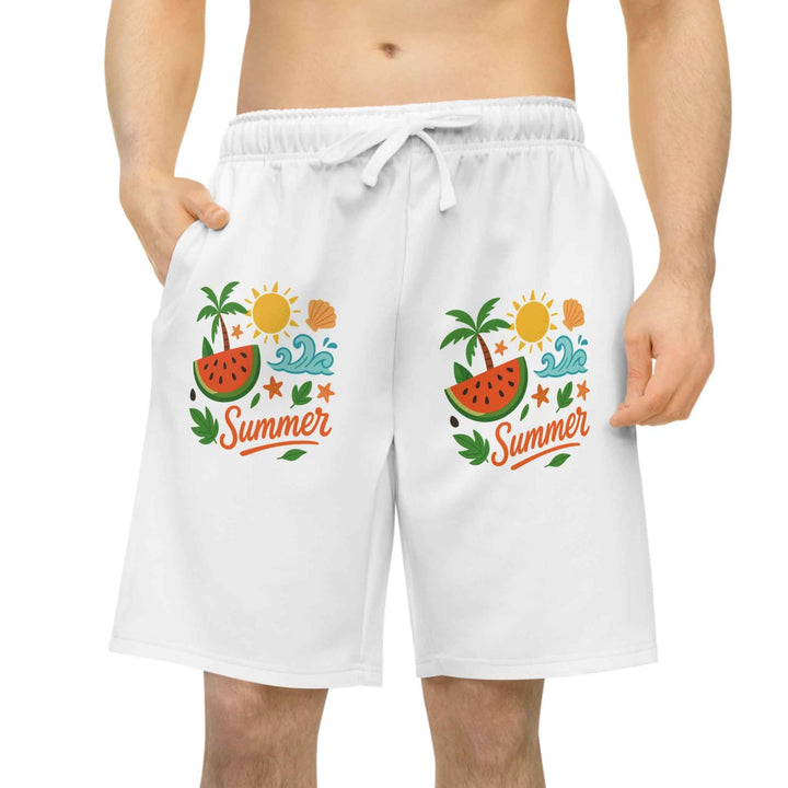Summer Vibes Athletic Shorts Eco-Friendly &amp; Bold