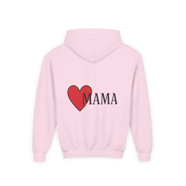 Heartfelt Mama Youth Hoodie – Cozy Gift for Kids