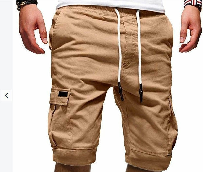 Men’s Summer Shorts – Cotton Multi-Pocket Comfort