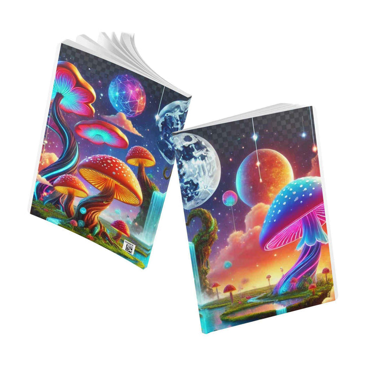 Cosmic Mushroom Journal – Whimsical Artist Notebook