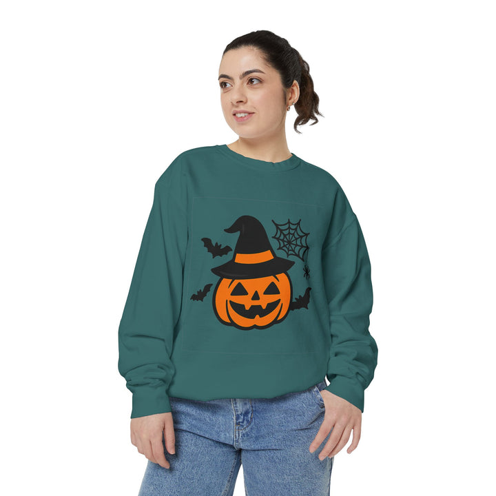 Cozy Halloween Pumpkin Sweatshirt – Unisex Fall Style