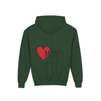 Heartfelt Mama Youth Hoodie – Cozy Gift for Kids