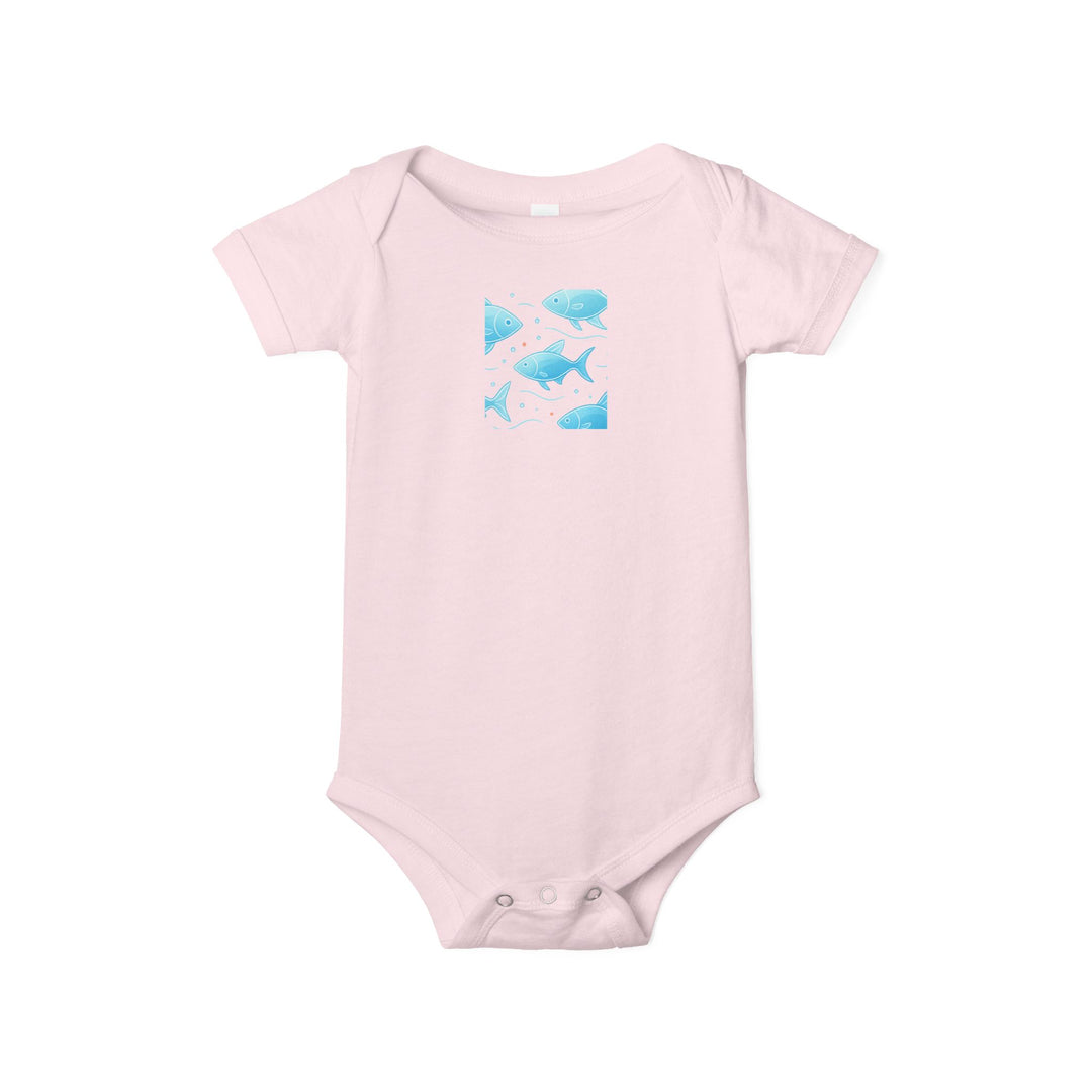 Baby Bodysuit – Ocean Style, Soft Airlume Cotton
