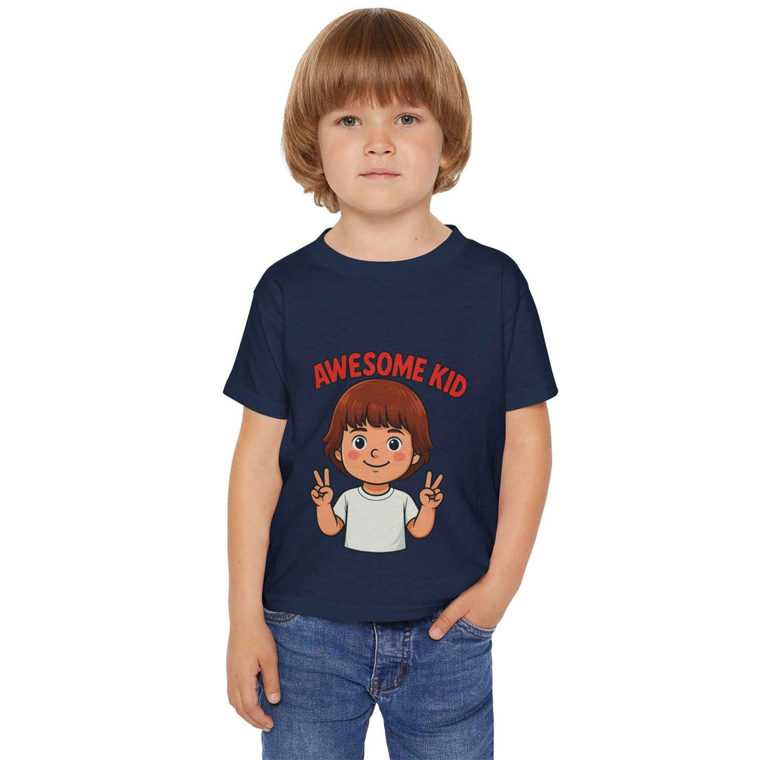 Awesome Kid Toddler T-shirt - Fun, Comfy  Play-Ready Tee