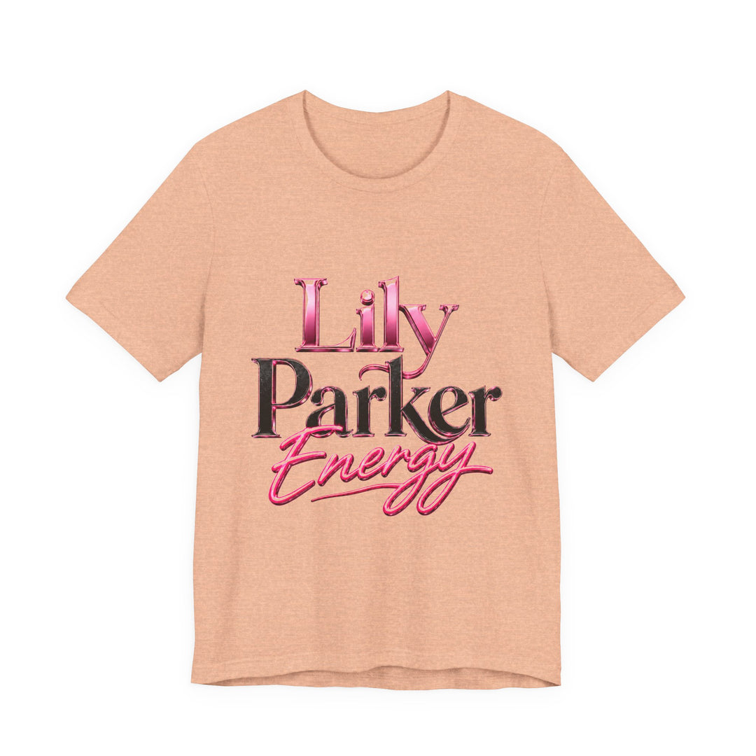Beige t-shirt with &