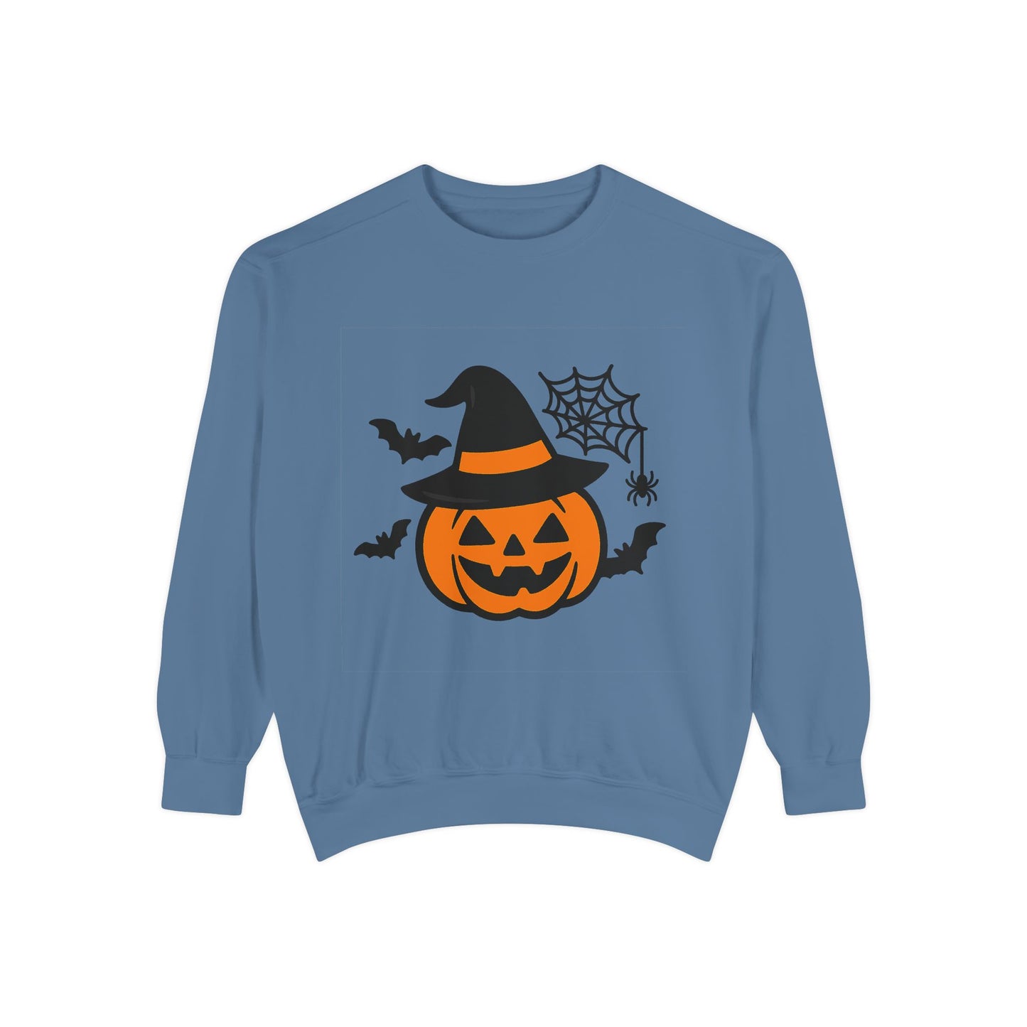 Cozy Halloween Pumpkin Sweatshirt – Unisex Fall Style