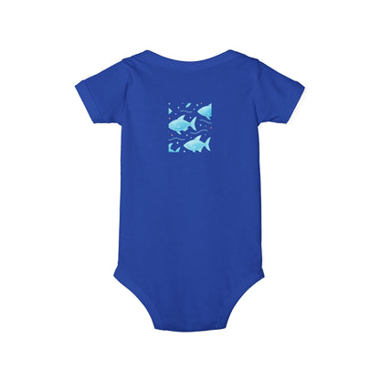 Baby Bodysuit – Ocean Style, Soft Airlume Cotton