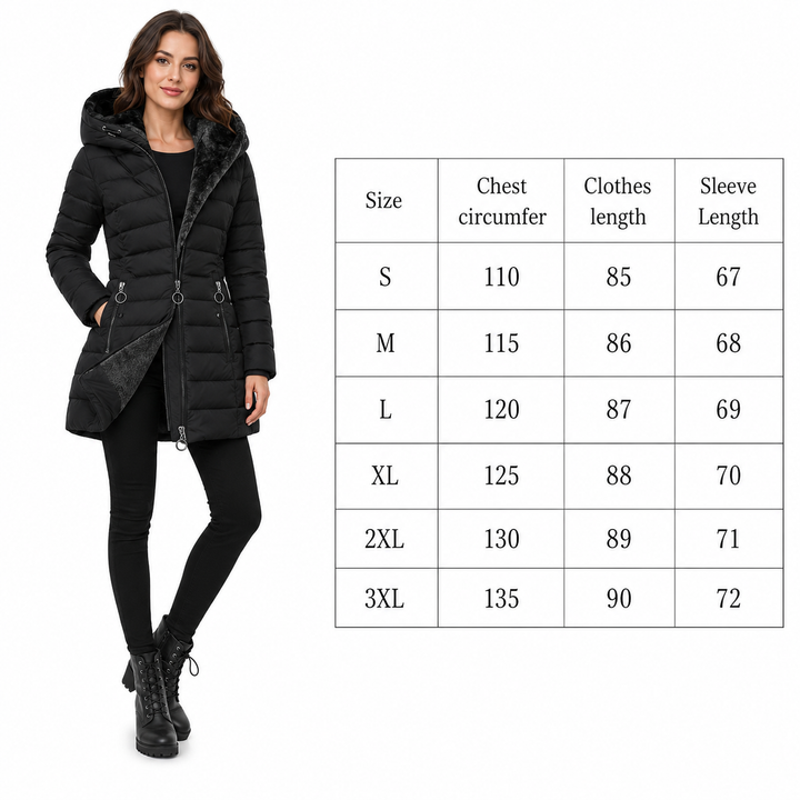 Lightweight puffer jacket women styling with hood, regular length and smooth polyester finish for commuting and travel easily