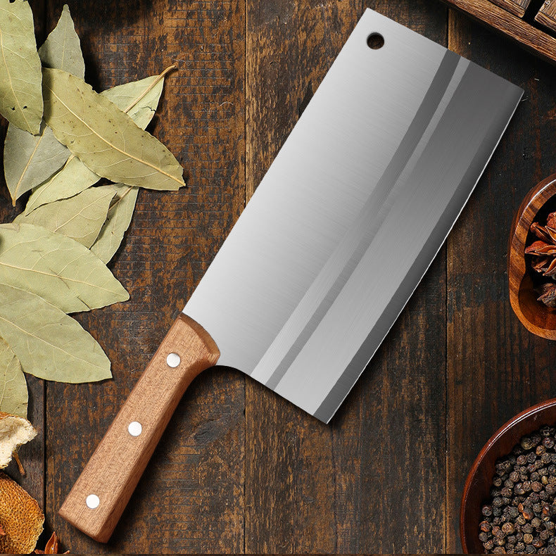 minimalist stainless steel kitchen knife displayed as premium daily kitchen tool