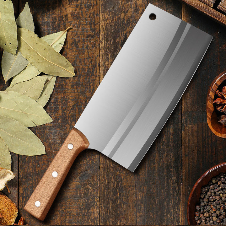 minimalist stainless steel kitchen knife displayed as premium daily kitchen tool