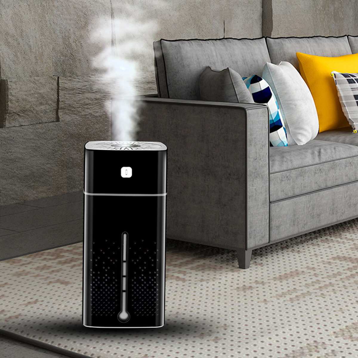 Stylish Air Purifier Humidifier with aroma diffusion mist effect