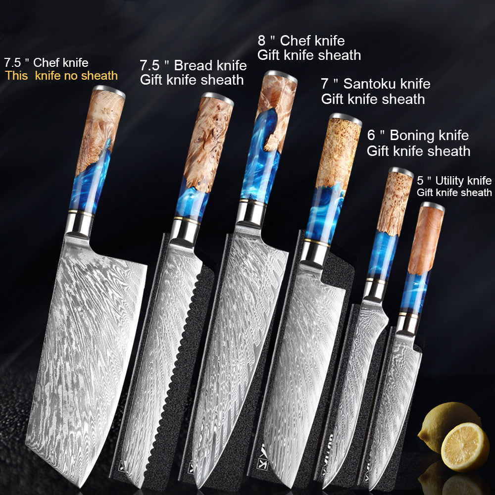 Professional Kitchen Knife Set Stainless Steel Chef Knives